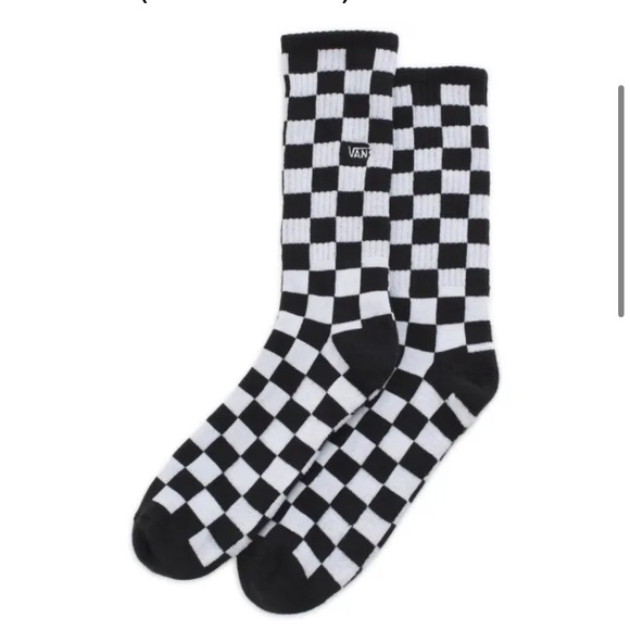 VANS MEN’S CHECKERBOARD CREW W/JAQUARD ART & VANS EMBROIDERED LOGO NWT - Picture 2 of 6